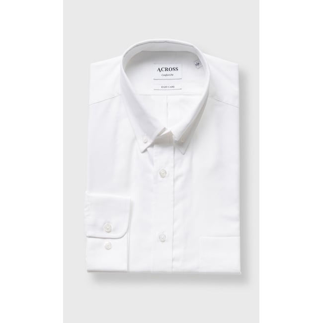 Chemise Confort fit easy care en oxford de coton v002227 <span itemprop=