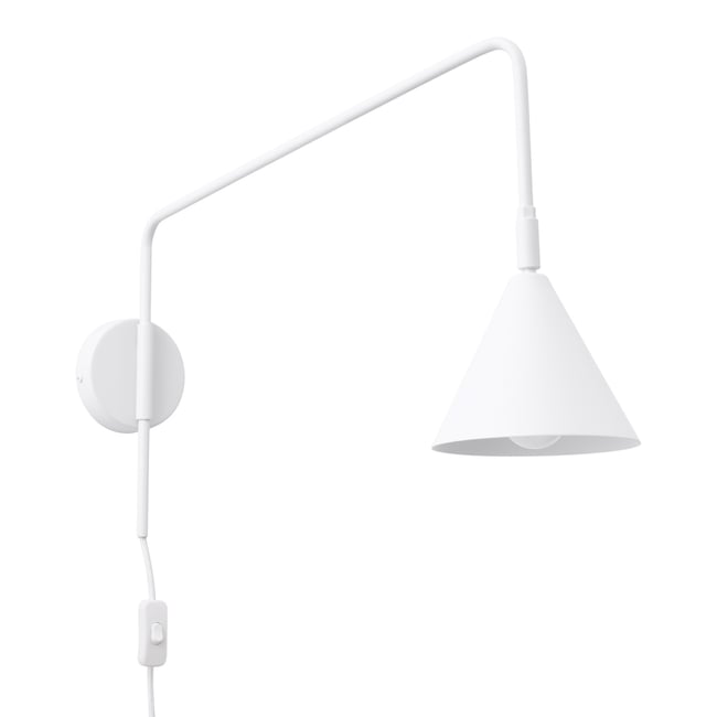 Applique murale Blanc E14 1 Nox Couleur blanc <span itemprop=