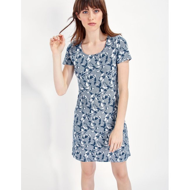 Robe maille imprimée SANTAI - LA FIANCÉE