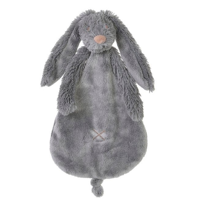 Doudou Lapin Richie gris 25 cm multicolor <span itemprop=