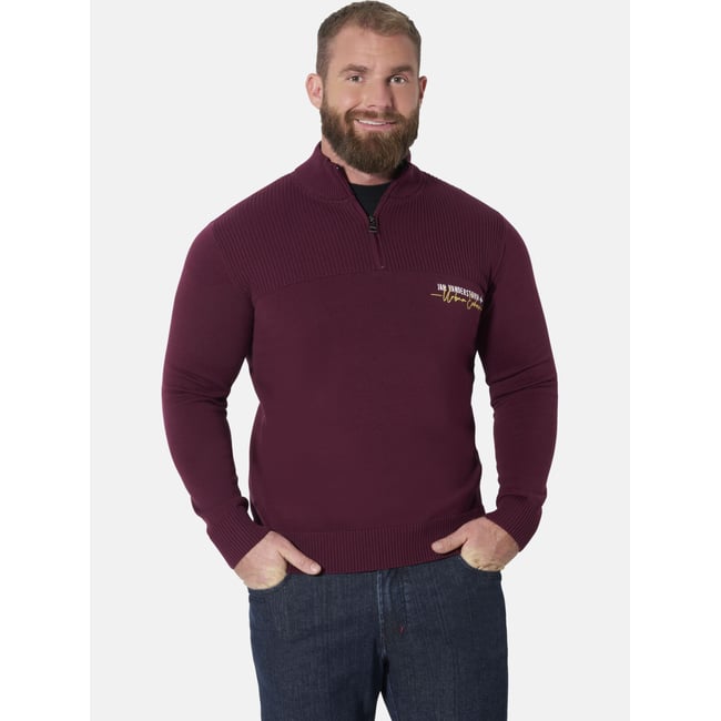Pull TROLS rouge foncé <span itemprop=
