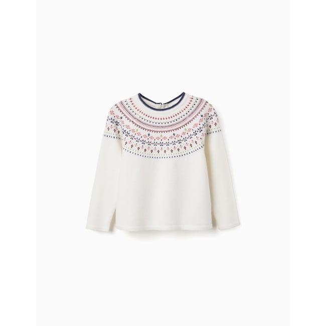 Pull en maille avec motif jacquard - ZIPPY