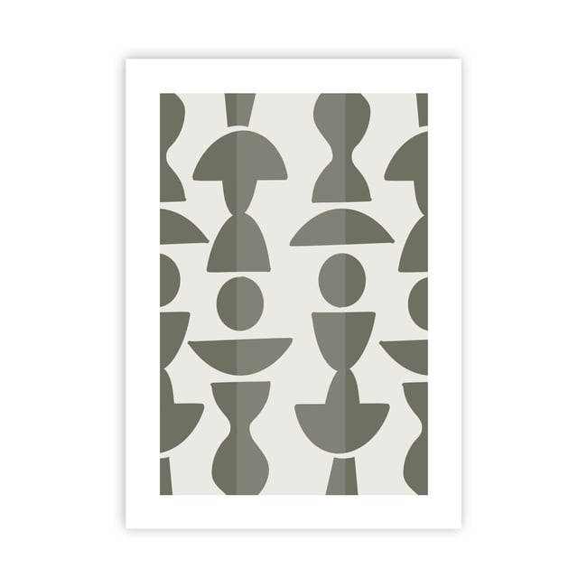 Affiche papier imprimé abstrait sans cadre LUNE LIGHT Couleur v002239 <span itemprop=