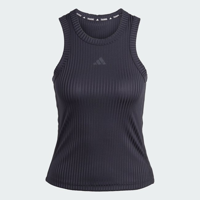 Débardeur bords-côtes 3 bandes ton sur ton All Gym Seasonal - adidas Performance