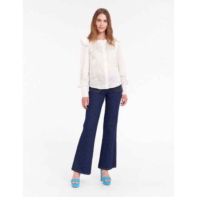 Top laure blanc <span itemprop=