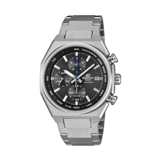 Montre Analogique  EDIFICE argenté noir argenté <span itemprop=