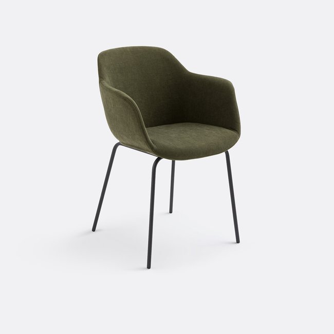 Sillón de comedor en tejido texturizado, Halva - LA REDOUTE INTERIEURS