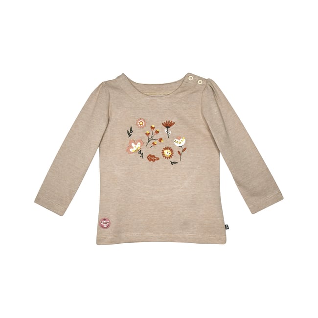 Tshirt manches longues phedre les grands de sucre d'orge beige <span itemprop=