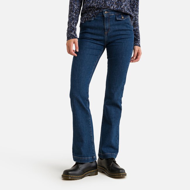 Jean large denim stretch indigo <span itemprop=