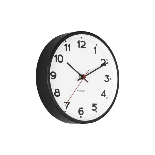 Horloge Murale Fer NEW CLASSIC Couleur blanc <span itemprop=