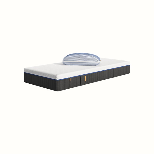Pack Matelas Original Lite+ + Oreiller Original Confort Elite Couleur blanc/gris <span itemprop=