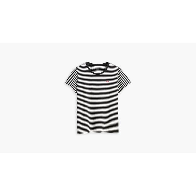 Tshirt à rayures, manches courtes blanc/noir <span itemprop=
