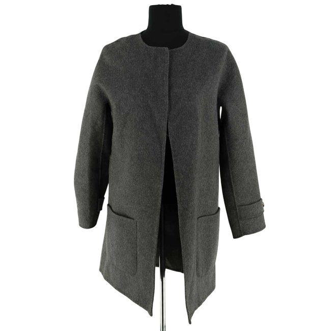 Manteau - Très Bon État gris <span itemprop=