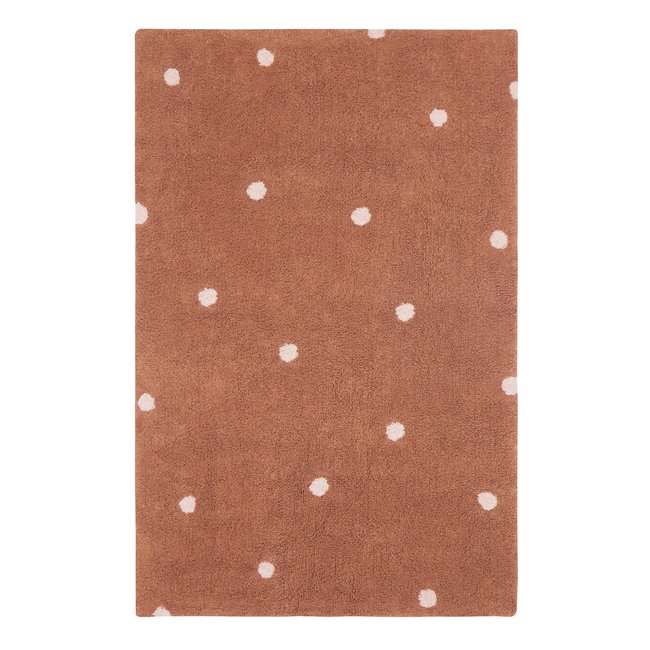 Tapis Rectangulaire en coton à pois CHASSE AUX CHAMPIGNONS - LORENA CANALS