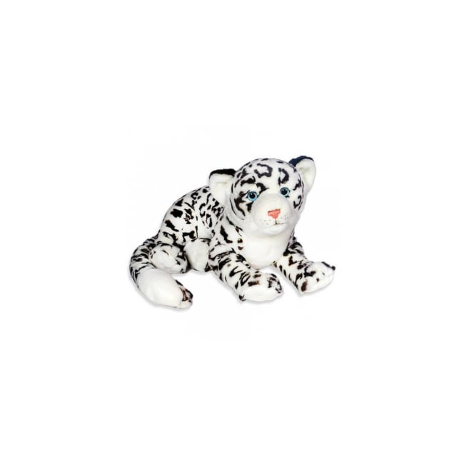 Leopard des neiges 32cm moyenne peluche - ANIMA