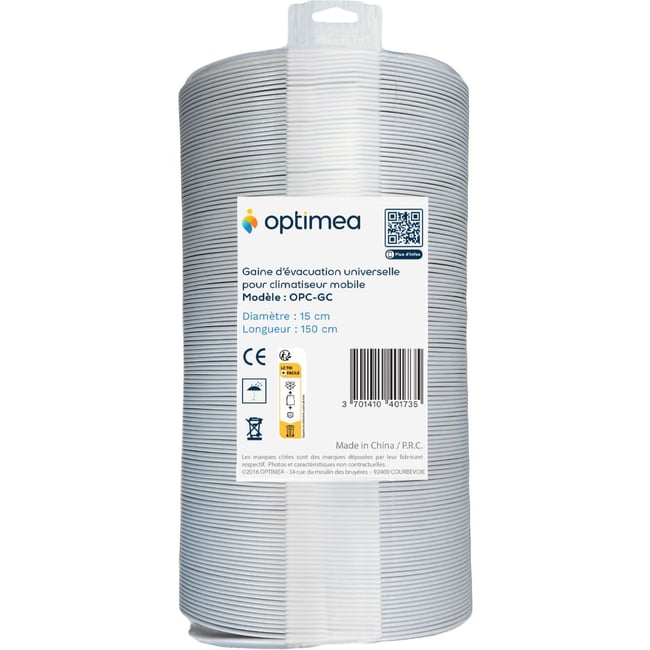 Climatiseur Accessoire Evac univ pour clim 15 cm - OPTIMEA
