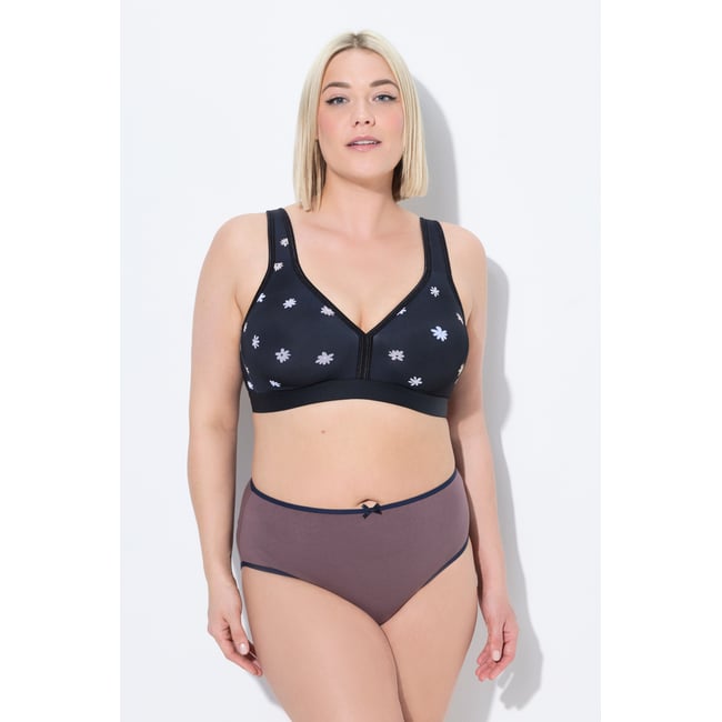 Soutien-gorge minimiseur. Sans armatures. noir <span itemprop=