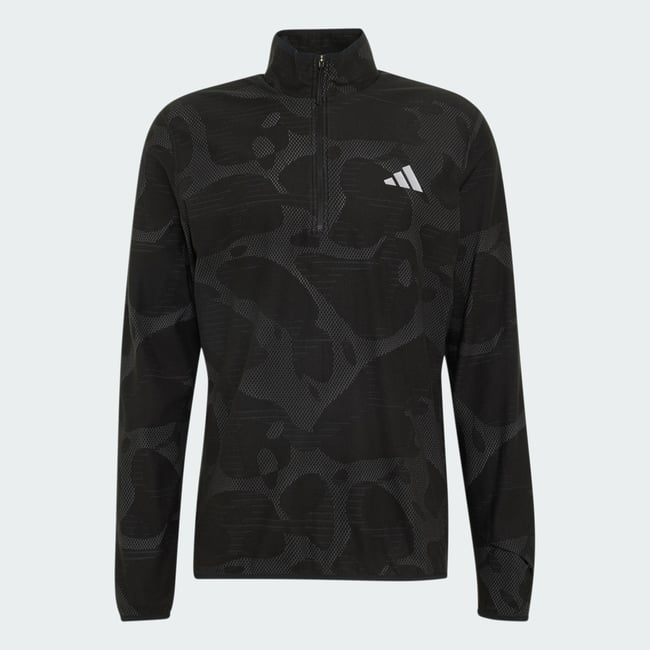 Haut De Running Demi-Zip Adi365 Haut De Running Demi-Zip Adi365 black / grey five <span itemprop=