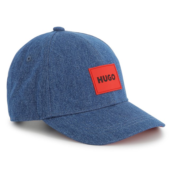 Casquette en jean coton rinse wash <span itemprop=