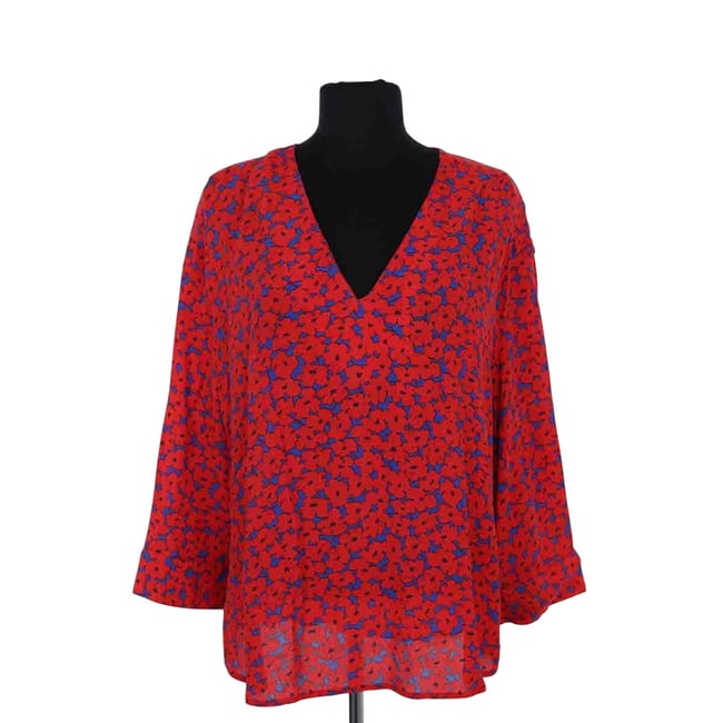 Blouse - Très Bon État rouge <span itemprop=