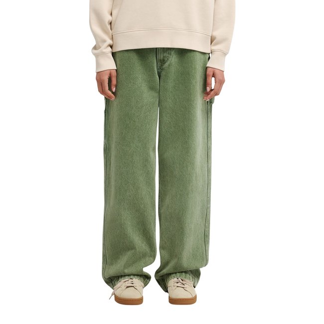 Jean workwear COLOR DENIM vert deep forest <span itemprop=