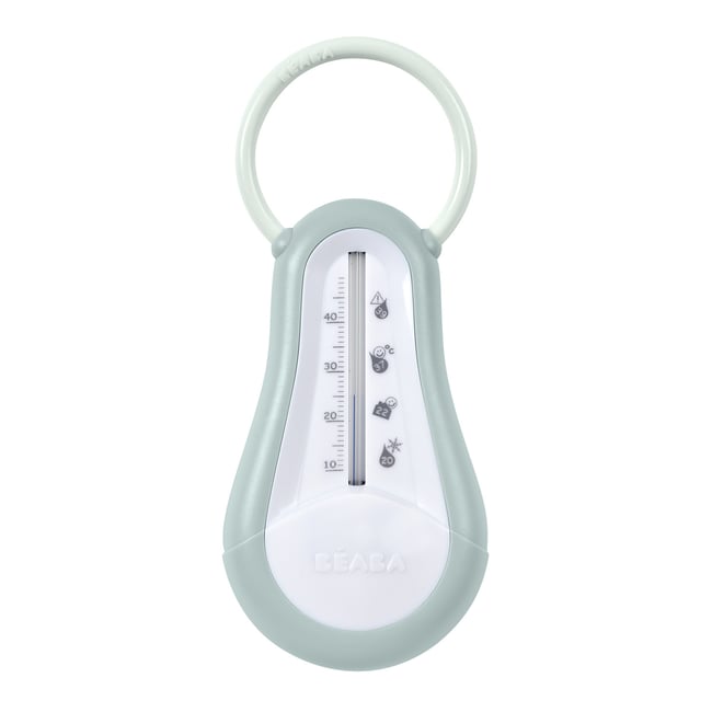 Thermomètre de bain vert bleu <span itemprop=