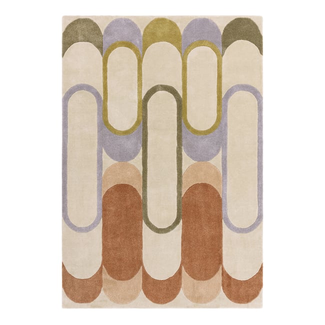 Recycled Retro Pastel Pattern Rug, pastel, ÉDITÉ