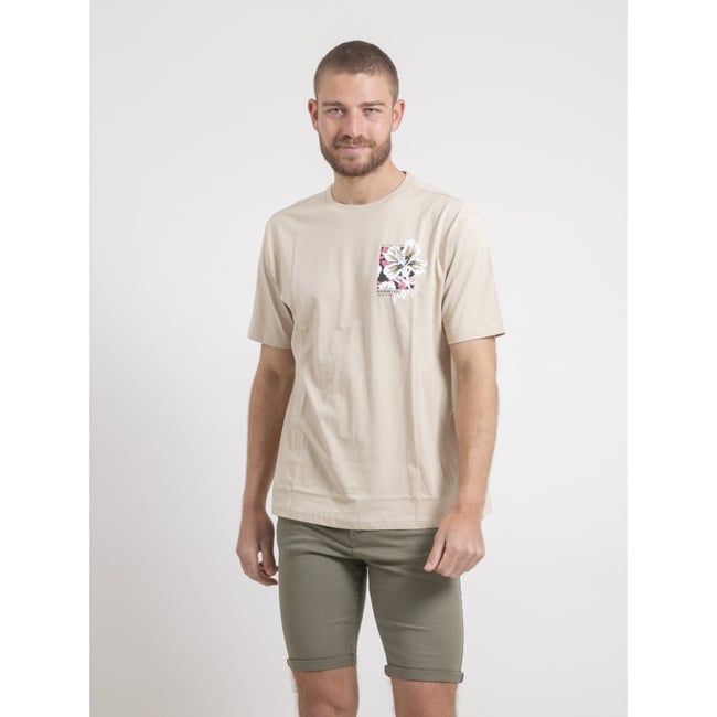 T-shirt Col Rond Oversize Pur Coton Nofenix - RITCHIE