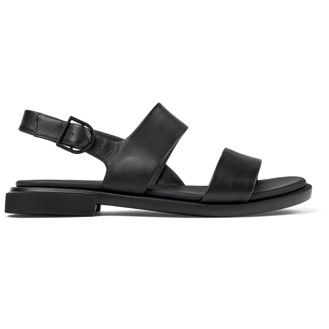 Sandales Edy Cuir noir <span itemprop=