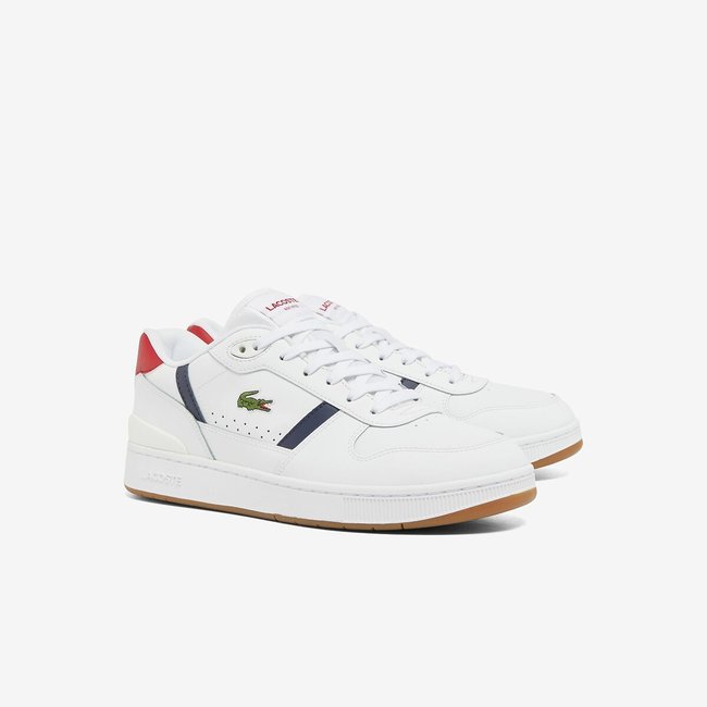 Sneakers basse T Clip Set bianco / blu /rosso LACOSTE