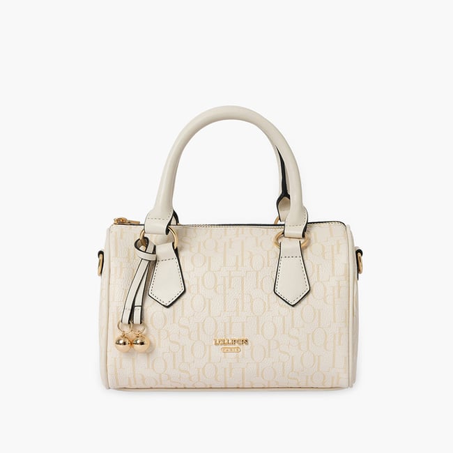 Petit sac bowling  Sanja ivoire <span itemprop=