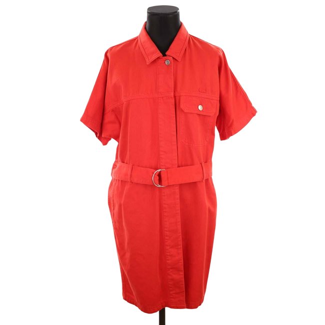 Robe en coton - Très Bon État rouge <span itemprop=