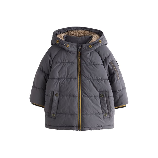 Manteau rembourré à doublure peau lainée - NEXT