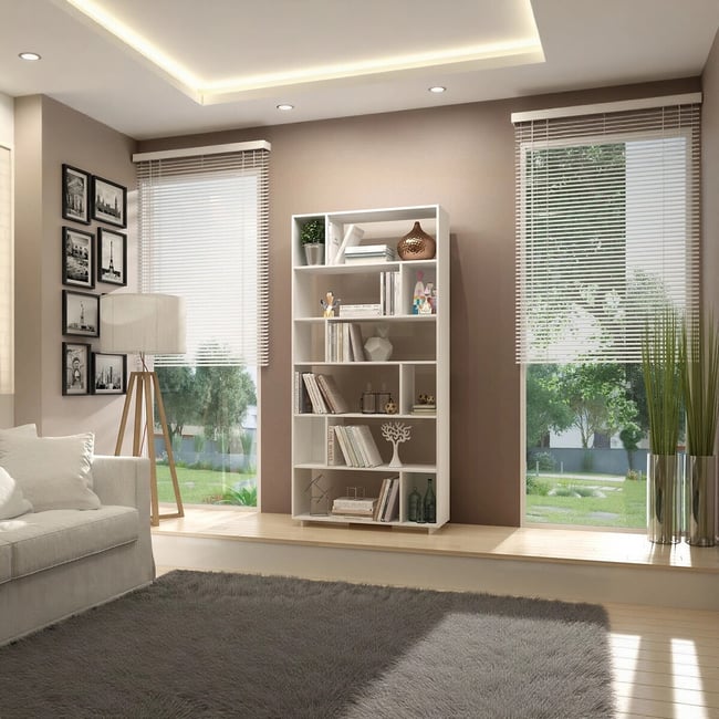 Полка для книг, Form / Форм белый SO'HOME
