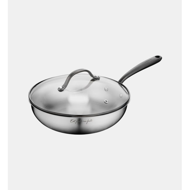 Wok  - ø26 cm gris <span itemprop=