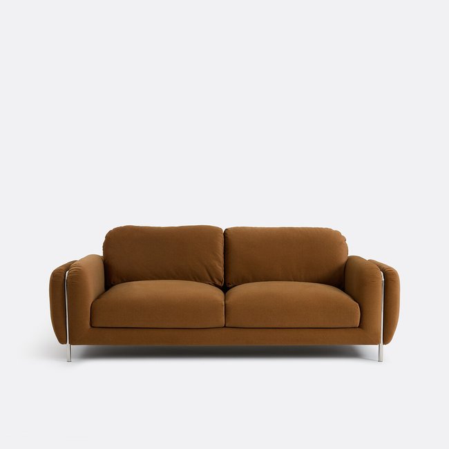 Canapé 3 places, Giorgia Couleur caramel <span itemprop=