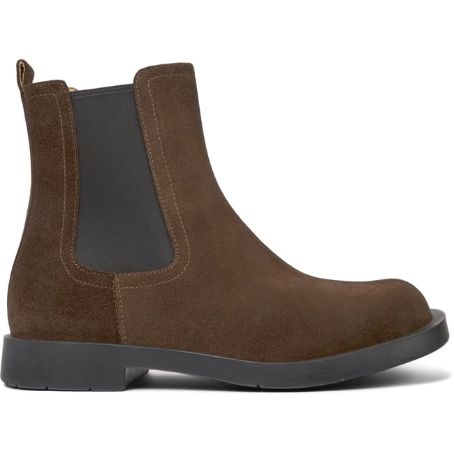 Bottines 1978 Cuir marron foncé <span itemprop=