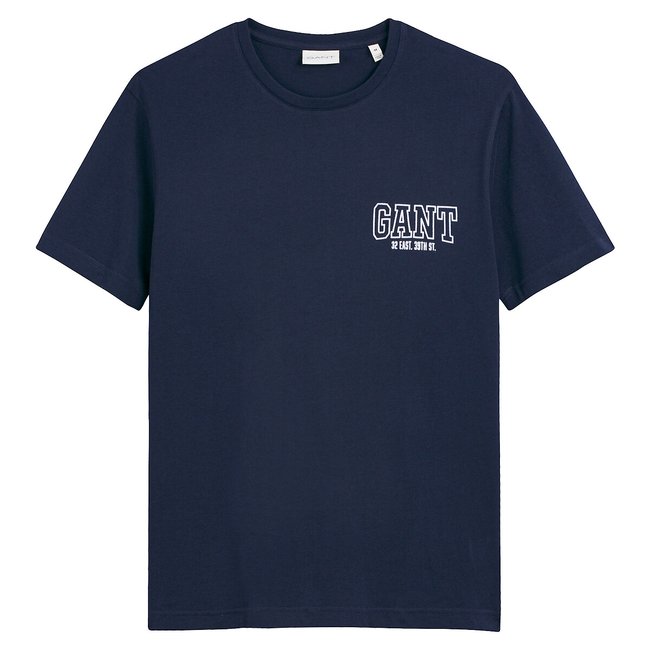 T-Shirt mit rundem Ausschnitt dunkelblau <span itemprop=