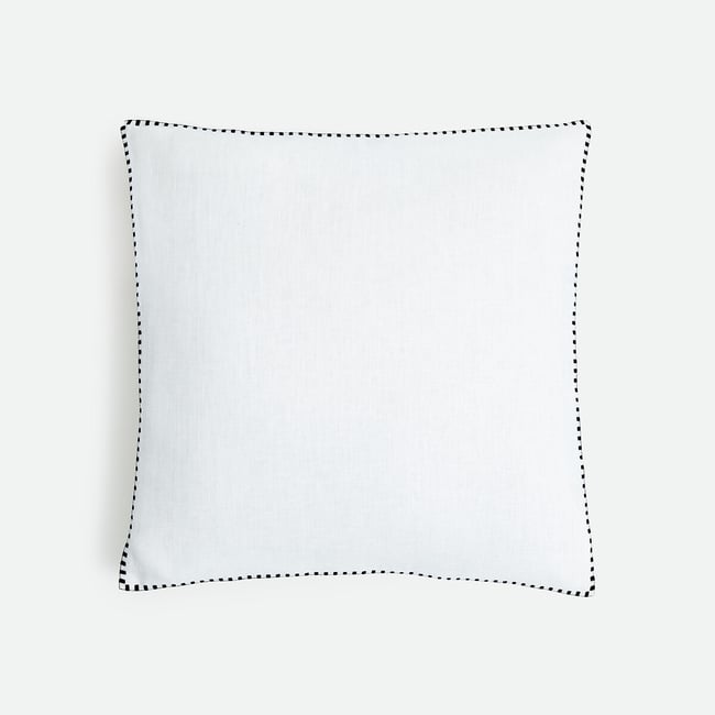 Housse de coussin unie, en lin, ELBA - LA REDOUTE INTERIEURS
