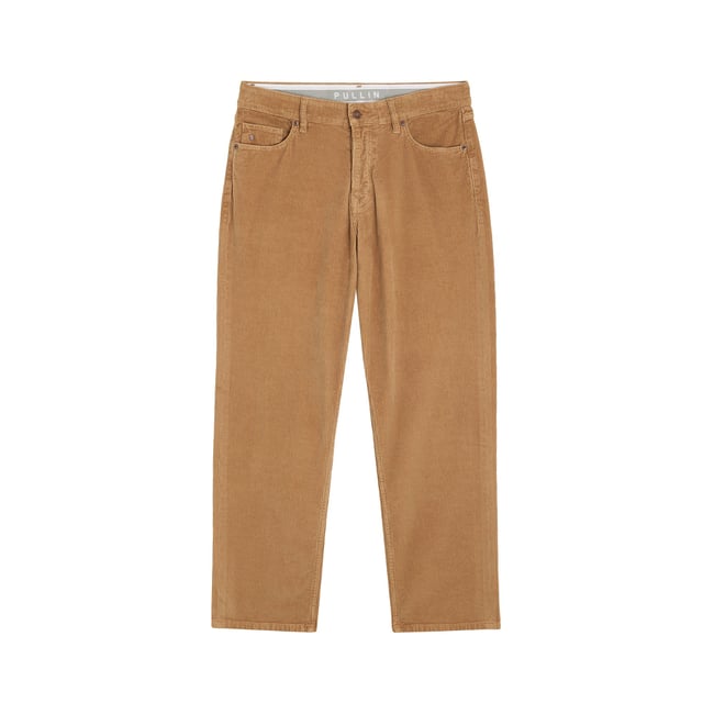 PANTALON MID LOOSE VELOURS ROYLATTE beige <span itemprop=