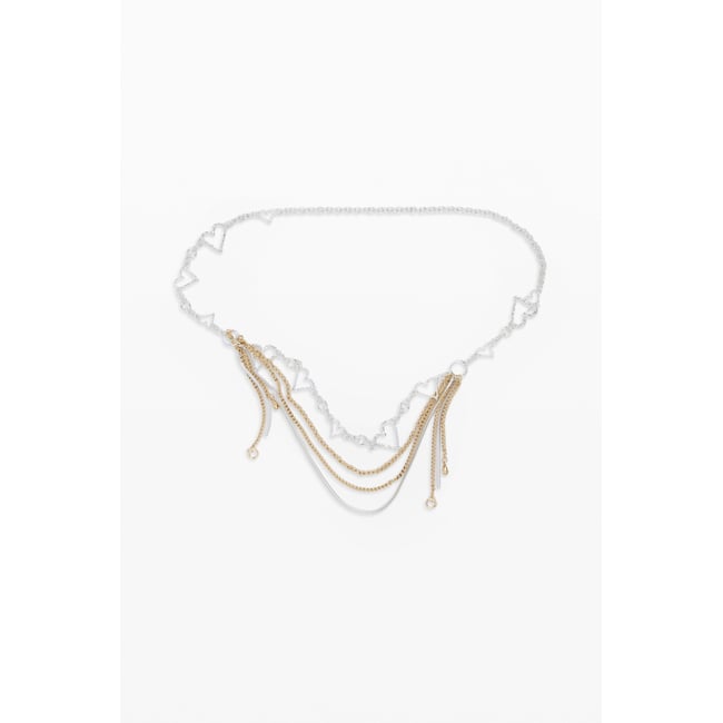 Ceinture chaînes zalio noir <span itemprop=