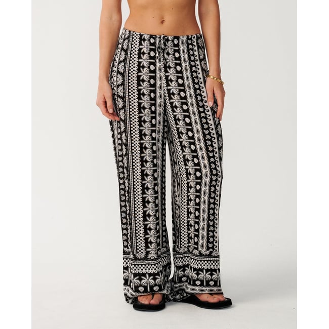 Pantalon large BOSSA NOVA black <span itemprop=