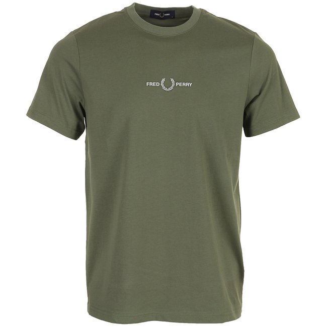 T-shirt EMBOIDERED green <span itemprop=