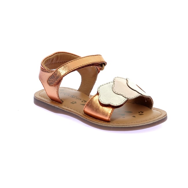 Sandales Kickers Dyastar Pour Bébé - Cuir Souple Semelle Caoutchouc