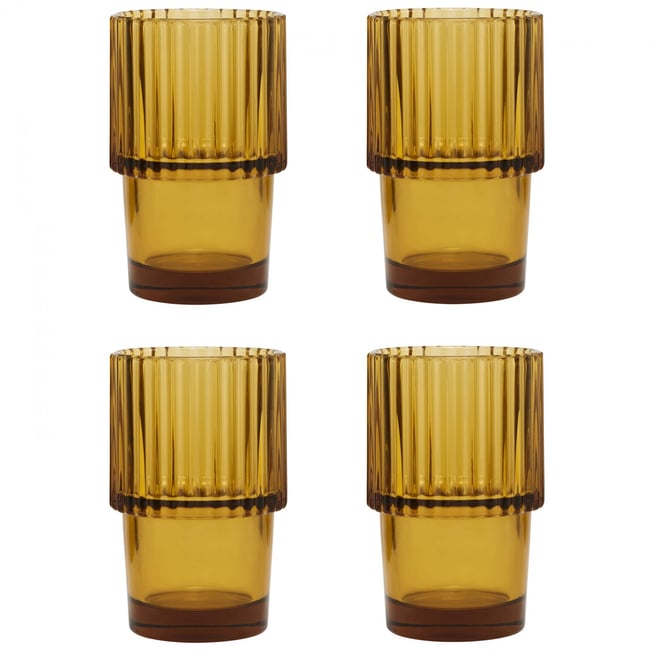 Verre Rills lot de 4 Couleur v019843 <span itemprop=