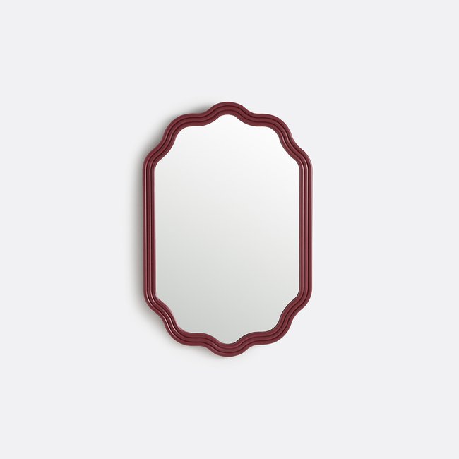 Miroir forme fleur, 40x60 cm, Bloma Couleur rouge foncé <span itemprop=
