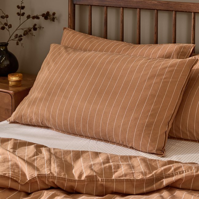Linear Stripe 100% Cotton Pillowcase - YARD