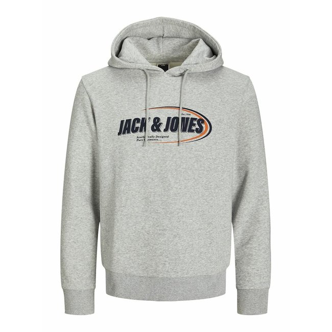Sweat droit à capuche avec logo - JACK & JONES