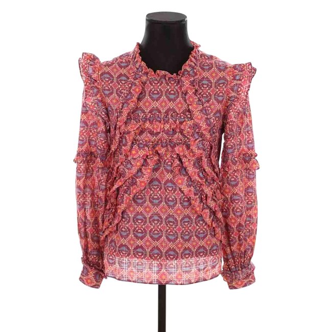 Blouse en coton - Très Bon État rose <span itemprop=