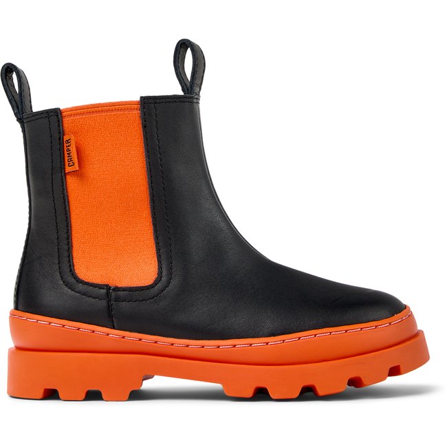 Bottines Brutus cuir noir 1 <span itemprop=
